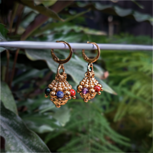 Boucles d'oreilles Oliva - Doré