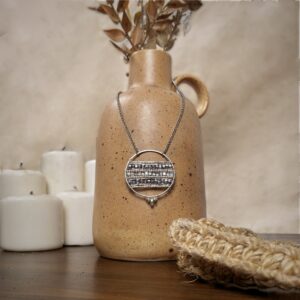 Collier sautoir Egée - Argenté