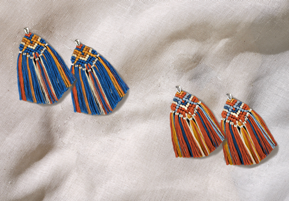 Zoom sur les boucles en fils tel