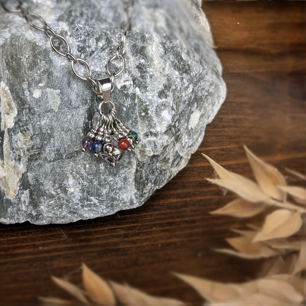 collier inox grosse maille inox